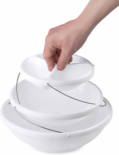 Masirs 3-Tier Collapsible Bowl: Decorative Design Folds - Image 3