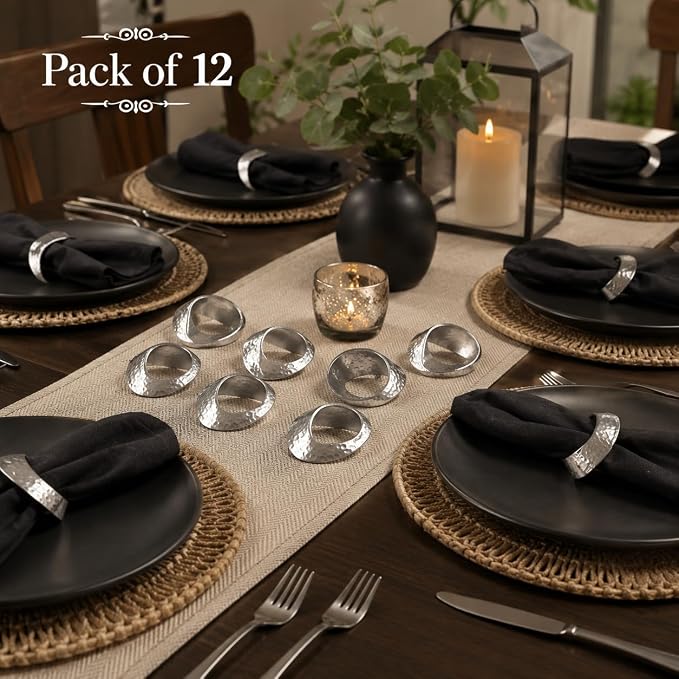 Mobius Metal Napkin Rings - Image 7