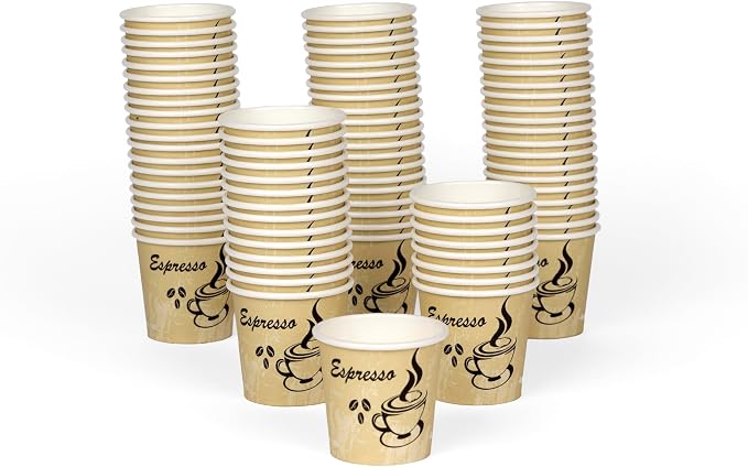 Disposable Coffee Cups, To Go Paper Hot Cups, Classic Design by SMYGOODS