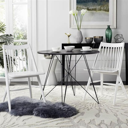 Safavieh Home Collection Wren White 19-inch Spindle Dining Chair (Set of 2)
