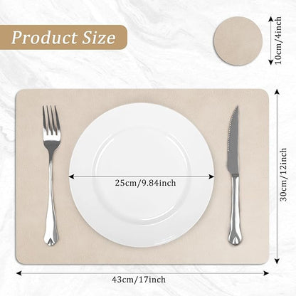 comfoyar Faux Leather Placemats - Image 7