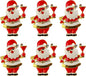 wonlex Xmas Napkin Rings Set of 6, Father Chirstmas Napkin Ring by wonlex