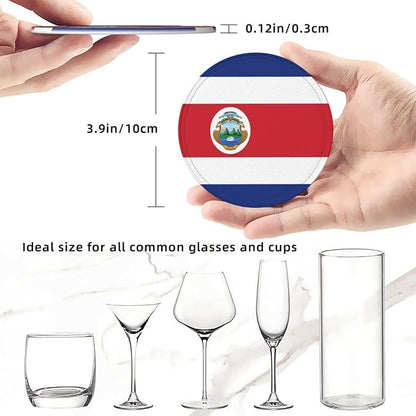 Costa Rica Flag Coasters for Drinks - Image 3