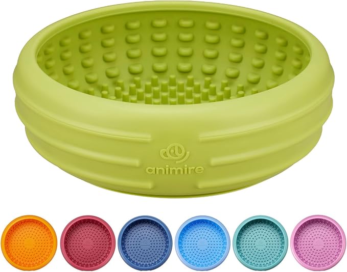 Dog Lick Bowl, Animire Freeze Lick Mat by Animire