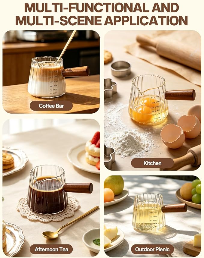 2 PCS 6OZ Glass Espresso Cups - Image 7