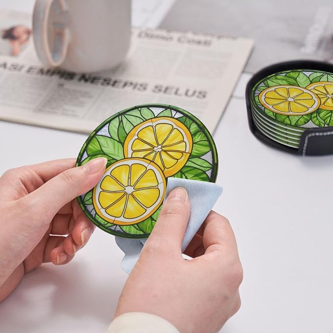 Lemon Coasters for Drinks - Image 7