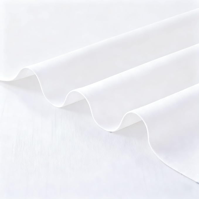 FOLINS&HOME White Waterproof Decorative Table Runner 72 Inches Long | 210GSM - Image 5