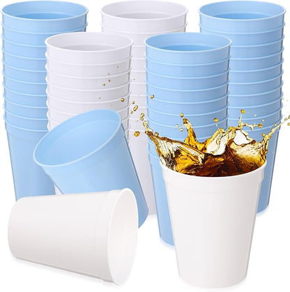 Yungyan 36 Pack 16 oz Stadium Cups Reusable Plastic Cups Blank Drink Stadium by Yungyan