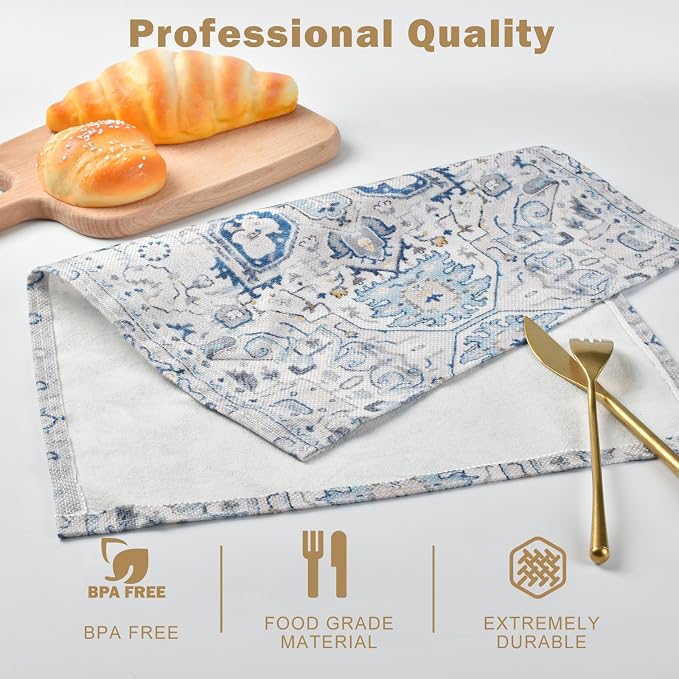 Snycler Table Runner Boho Table Runners Vintage Elegant Farmhouse Table Center - Image 2