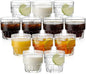 12 Pack 4.7 oz Drinking Glasses Stackable Iced Latte Coffee Cup, Beer Cocktail by Yiyiring