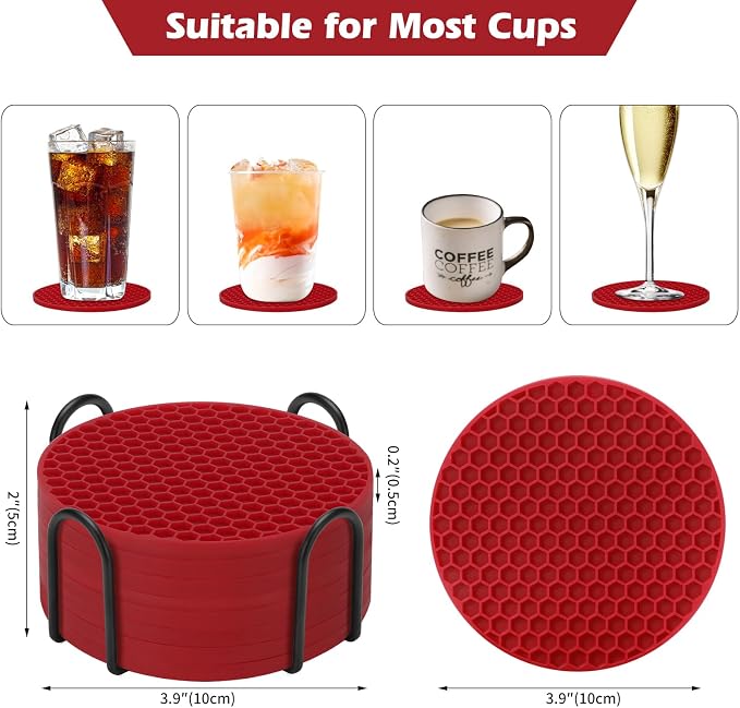 TWTLi Silicone Coasters Set of 8 - Image 5