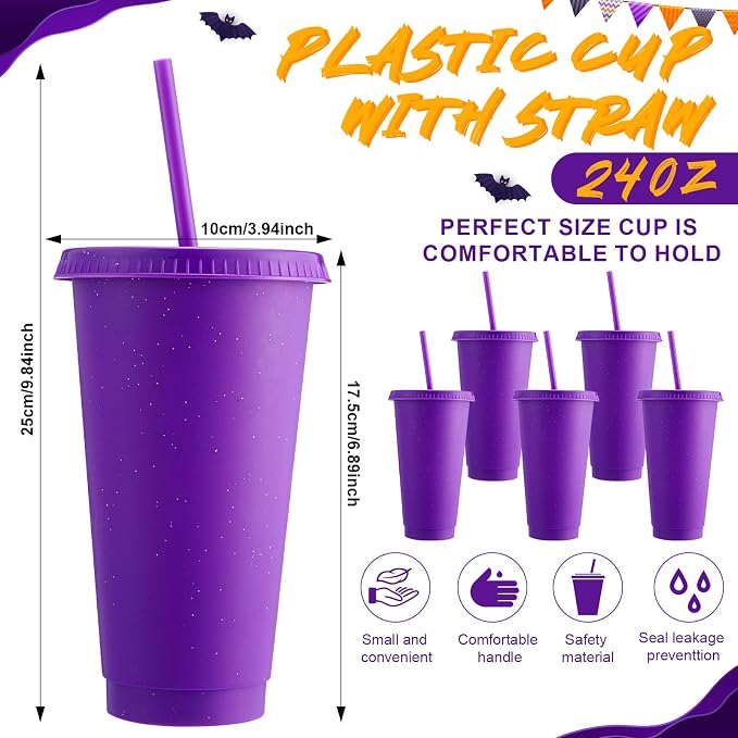 Honeydak 60 Pack Tumbler with Straw and Lid Bulk Cups - Image 4