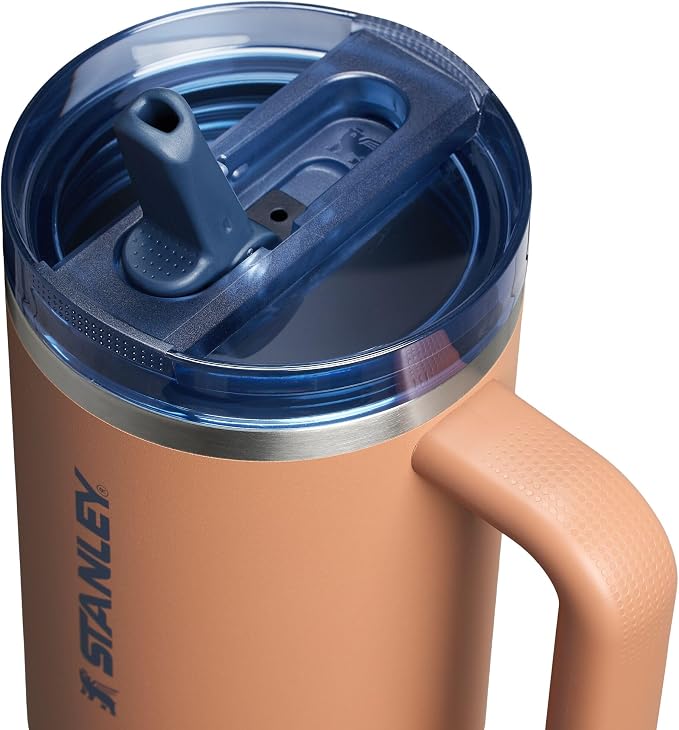 STANLEY Quencher ProTour Flipstraw Tumbler, 40 oz, Toast VRT | Built-In Straw & - Image 2