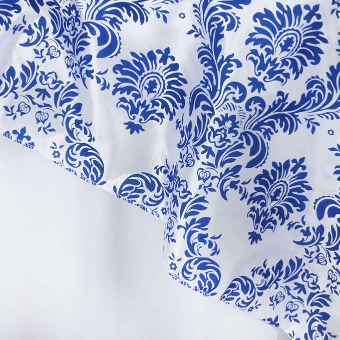Efavormart Royal Damask Flocking Square Tablecloth Overlay 60"x60" Square - Image 2