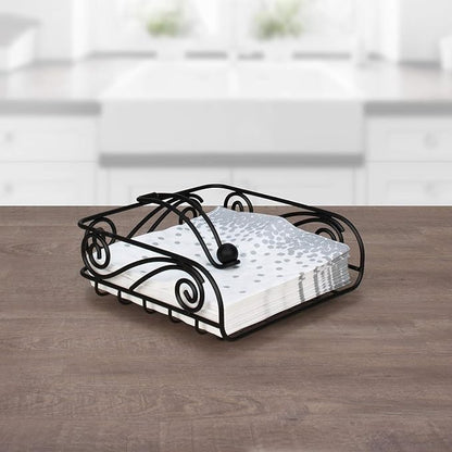 Spectrum Scroll Weighted Napkin Holder - Image 6