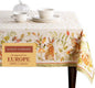 Maison d' Hermine Table Cloth Rectangle Table 100% Cotton 70 x 90 Inches Fall Tablecloth Reusable Everyday Use for Thanksgiving Christmas Decorations Dining Farmhouse Party (Pumpkin Passion)