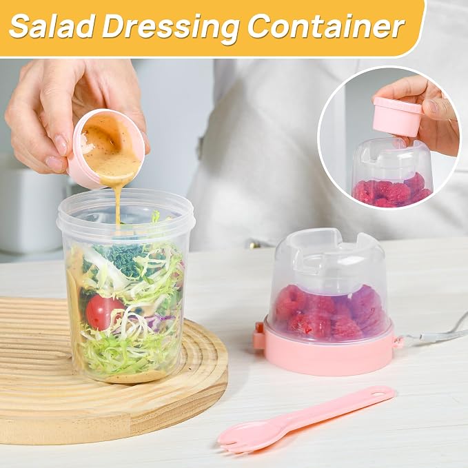 Vtopmart Yogurt Parfait Cups, 4 Pack, - Image 7
