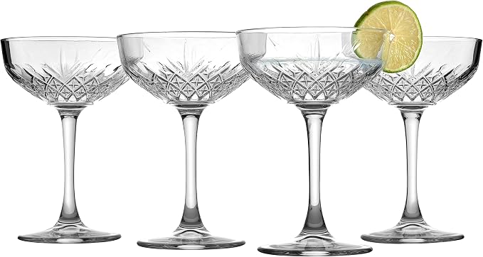Pasabahce Coupe Cocktail Glasses Set Of 4 by Unknown