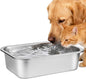 Ohtomber 0.85 Gallons Stainless Steel Dog Bowl, Pet Water & Food Bowl | No by Ohtomber