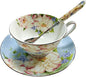 Vintage Ceramic Teacup, Elegant Coffee Cup by Krysclove