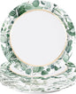 WRAPAHOLIC 25Pcs Eucalyptus Paper Plates by WRAPAHOLIC