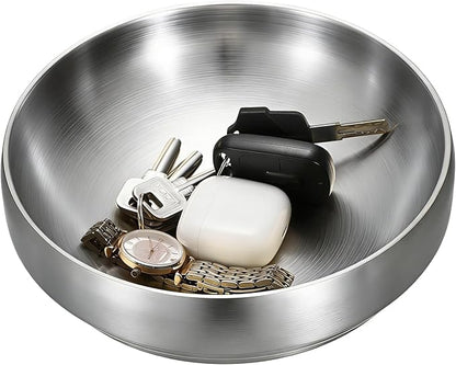 Key Bowl for Entryway Table, 8.3" Modern Decorative Bowl for Keys | Catchall - Image 9