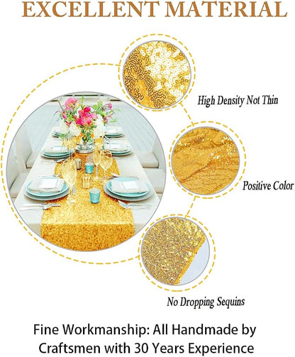 ShiDianYi 12''x72'' Sequin Table Runner - Image 3