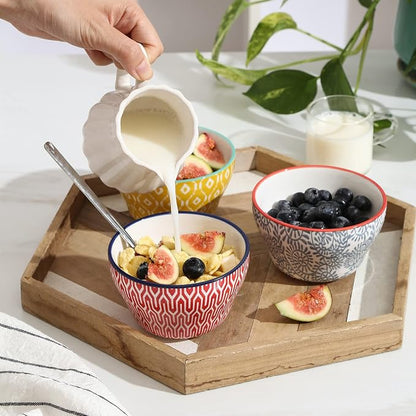 Selamica Ceramic 8oz Bouillon Cups 4 Inch Small Bowls, Dessert bowls - Image 6