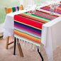 Fowecelt Mexican Serape Table Runner 14 x 84 Inch by Fowecelt
