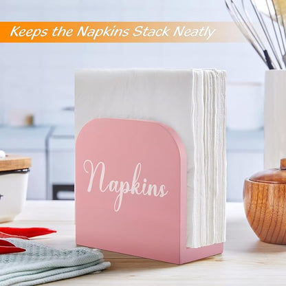 ALELION Pink Napkin Holder for Table - Image 4