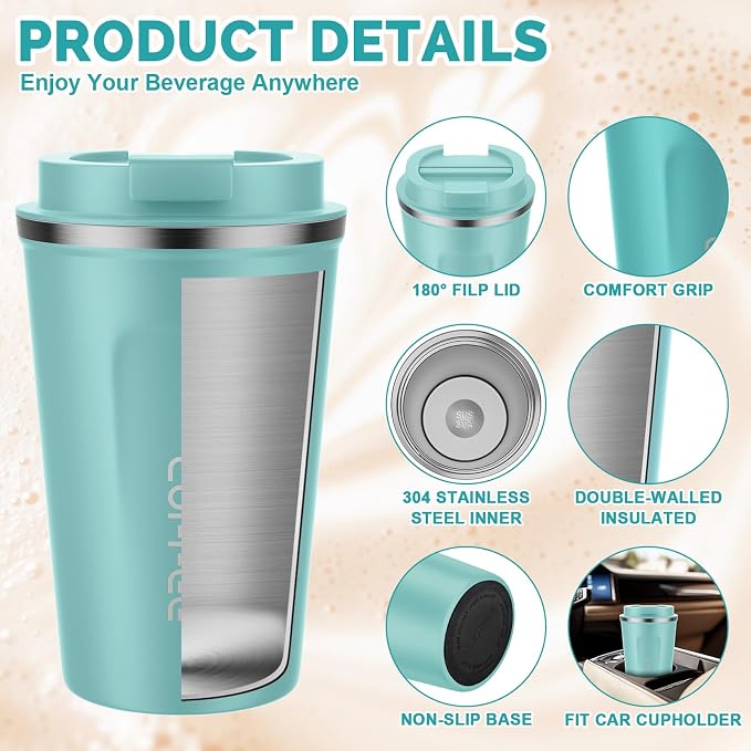 CS COSDDI 12 oz Stainless Steel Vacuum Insulated Tumbler - Image 5