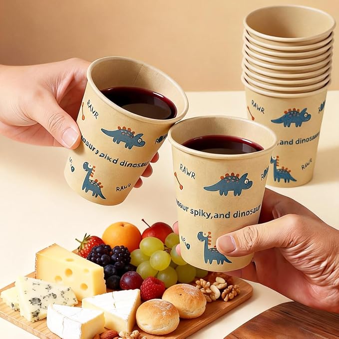 12 OZ 25 Pack Disposable Cups Paper Coffee Cups - Image 5