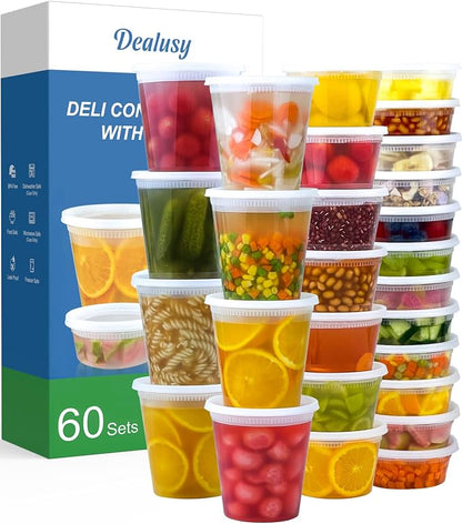 Dealusy 60 Set Deli Containers by Dealusy