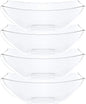 PLASTICPRO Disposable 128 ounce Square Serving Bowls, Party Snack or Salad Bowl by PLASTICPRO