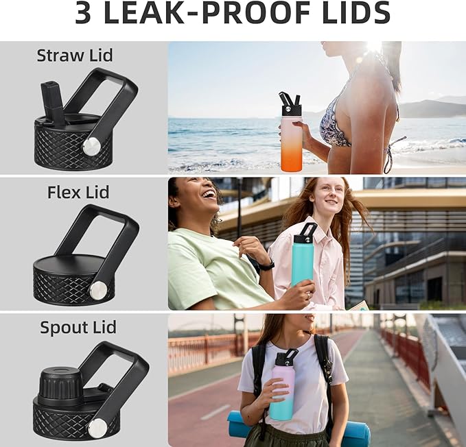 BJPKPK 27oz Insulated Water Bottle - Image 3