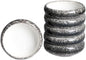 Uaral Soy Sauce Dish Sushi Dipping Bowls Pinch Bowl Stoneware Japanese Small Serving Dish Set,3.75 Inch Set of 6 (White)