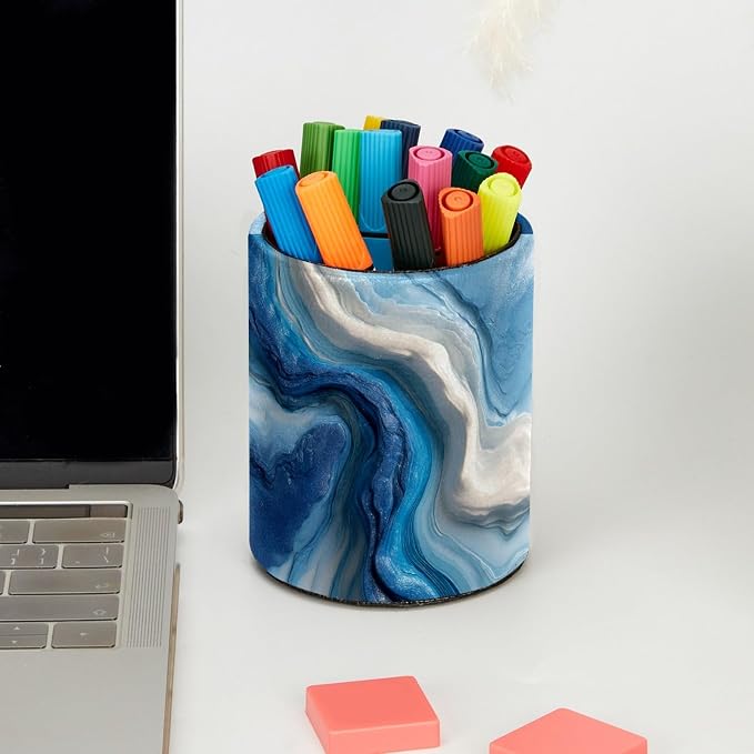 Leather Pen Holder for Desk - Image 5