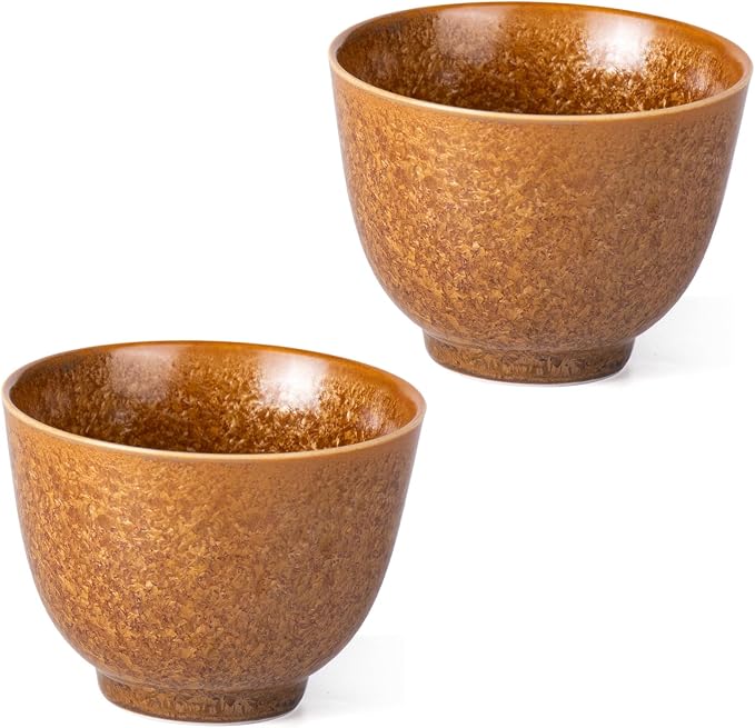 KAMMAK Ceramic Tea & Coffee Cups Set of 2 by KAMMAK