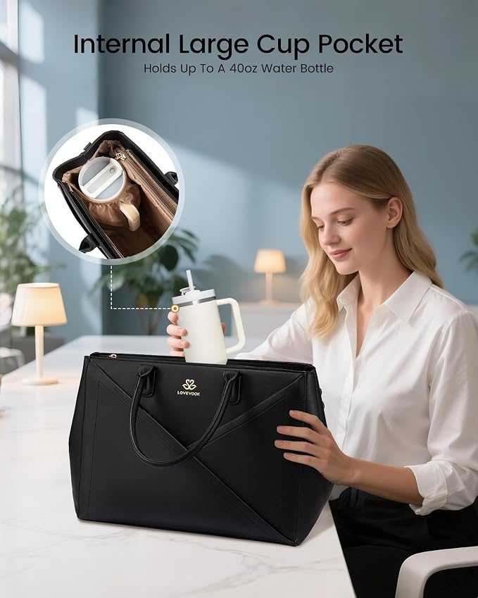 LOVEVOOK Laptop Work Tote Bag for Women - Image 3