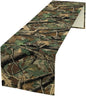 Forest Camouflage Table Runner, Camo Conifer Oak Branches Leaves Military Mossy by Yearn+Jear