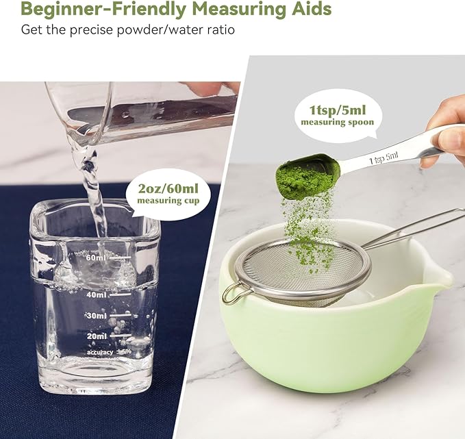 Joiish 10-Pcs Matcha Whisk Set, Matcha Kit - Image 2