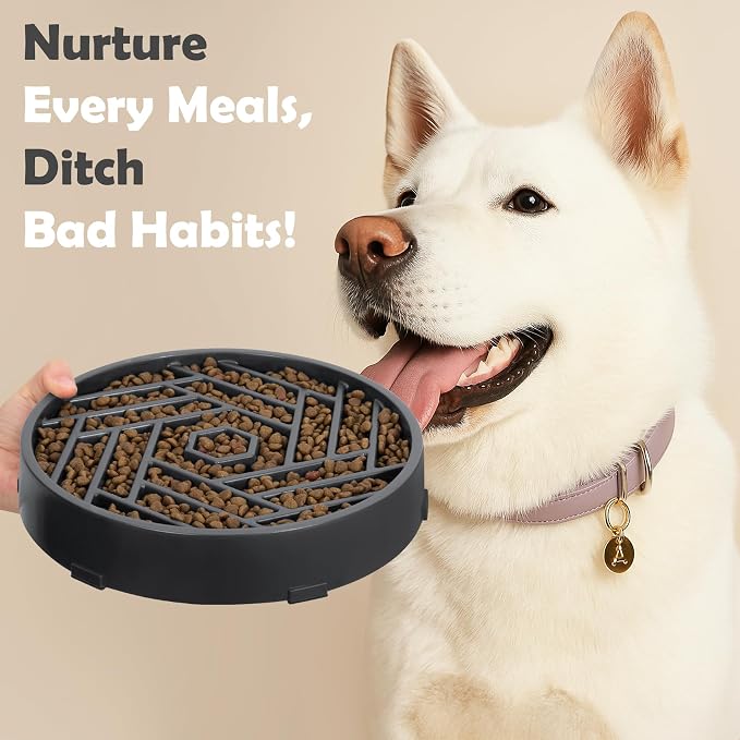 TOBYTO Slow Feeder Dog Bowls Large Medium Breed, Anti-Choking Slow Eating Dog - Image 6