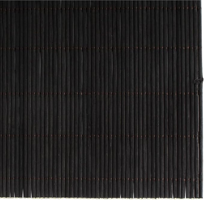 BambooMN Black Bamboo Matchstick Table Runner, 1 Piece | Natural, Home Décor - Image 3