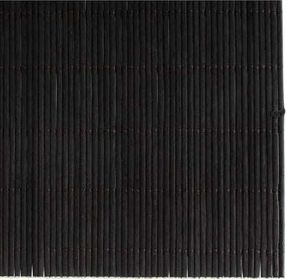 BambooMN Black Bamboo Matchstick Table Runner, 1 Piece | Natural, Home Décor - Image 3