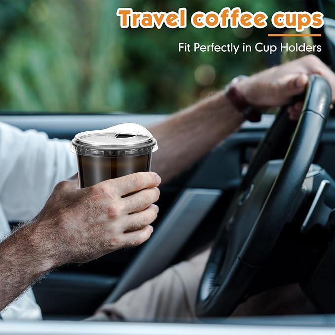 Baderke 50 Pcs Round Bottom Plastic Cups - Image 5