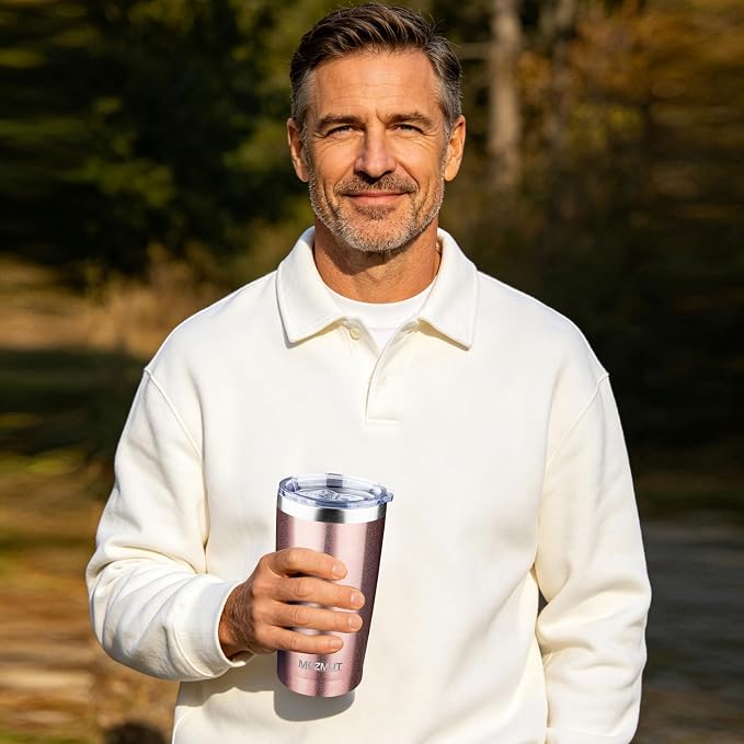MEZMUT 20oz Insulated Tumbler Travel Coffee Mug - Image 7