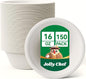 Compostable Disposable Paper Bowl Heavy Duty Soup Containers Biodegradable by JOLLYCHEF