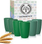 Homienly Cups for Drinking 12oz Daily Use Cups Dishwasher Safe Plastic Cups by HOMIENLY