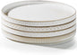getstar 10.5” Ceramic Dinner Plates, Microwave & Dishwasher Safe, Salad Pasta by Getstar