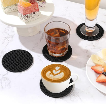 TWTLi 8-Pack Silicone Drink Coasters - Image 3